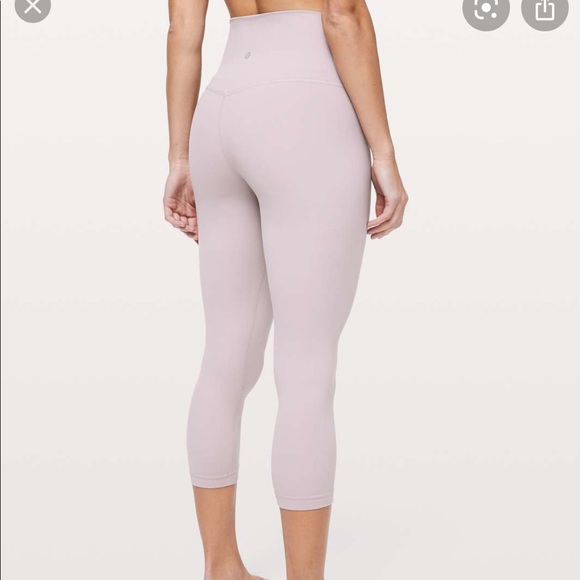 lululemon athletica Pants - Lululemon Smoky Blush Align Crops 21”